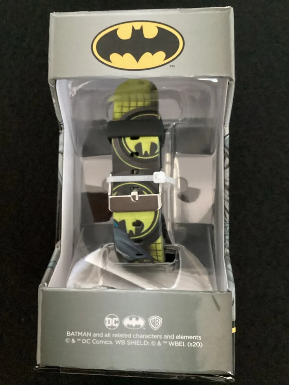 Accutime Batman Kids Silicone Strap Touchscreen Led Watch